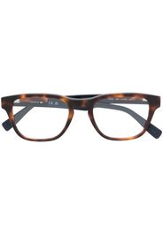 Lacoste Occhiali rettangolari bicolore - Marrone