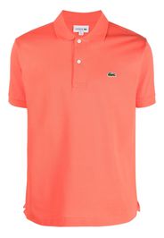 Lacoste logo-patch polo shirt - Arancione