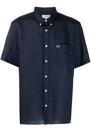 Lacoste embroidered logo short-sleeve shirt - Blu