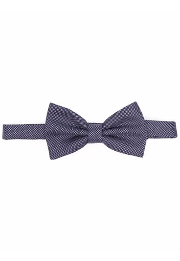 Lady Anne check-print bow-tie - Blu