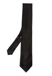 Lady Anne pointed-tip silk tie - Nero