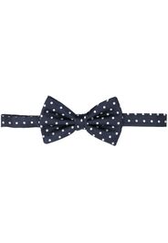 Lady Anne polka-dot silk bow tie - Blu