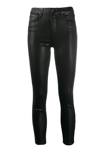 Margot leather-look trousers