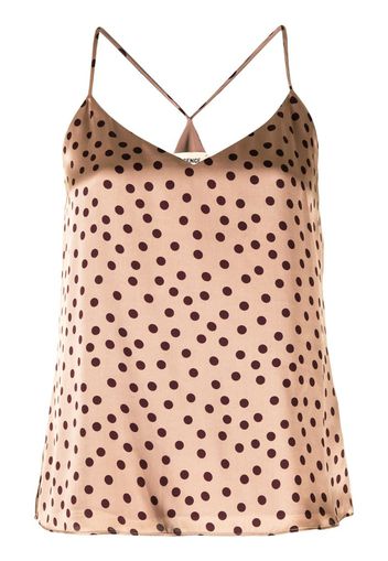 polka dot cami top