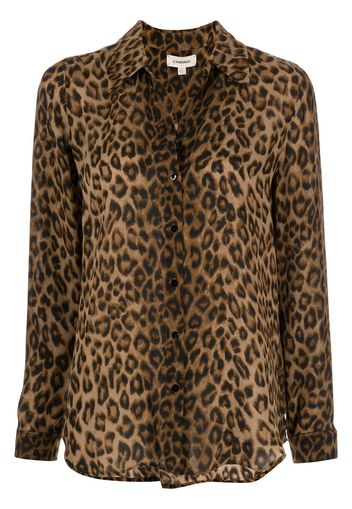 L'Agence Nina silk shirt - Marrone