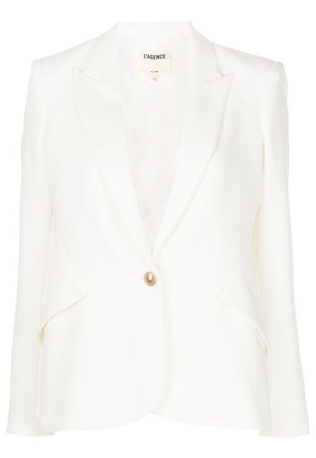 L'Agence Blazer monopetto Chamberlain - Bianco