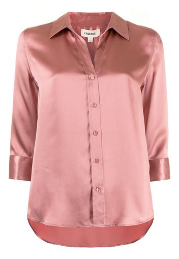 L'Agence Camicia con bottoni - Rosa