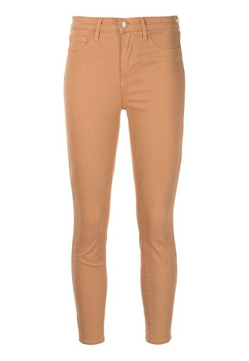 L'Agence Pantaloni skinny Margot - Marrone