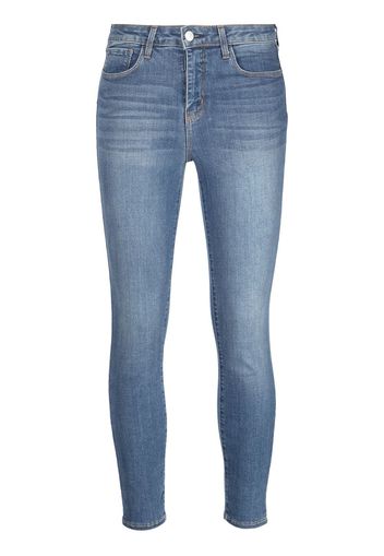 L'Agence Jeans skinny Margot a vita alta - Blu