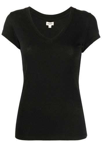 L'Agence v-neck T-shirt - Nero