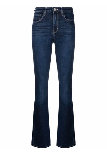 L'Agence high-rise skinny bootcut jeans - Blu