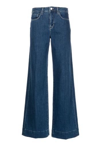 L'Agence Madden wide-leg denim jeans - Blu