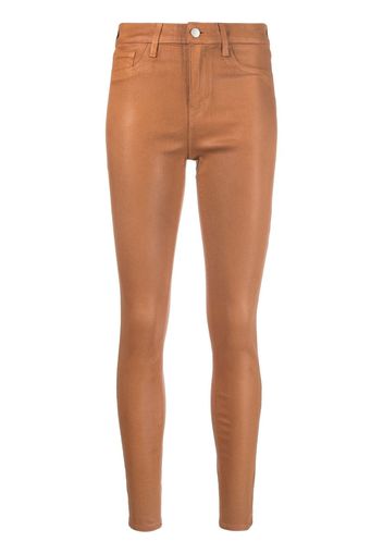 L'Agence Pantaloni slim Marguerite - Marrone