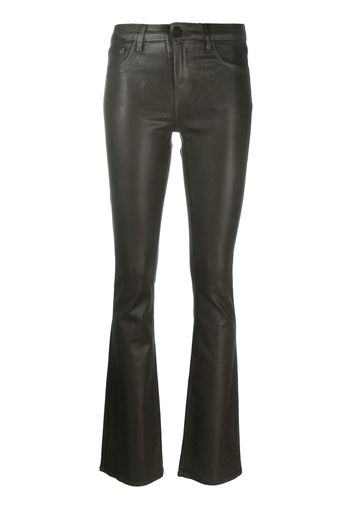 L'Agence Selma bootcut coated jeans - Verde