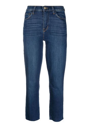 L'Agence high-rise straight-leg jeans - Blu