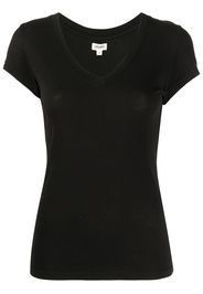 L'Agence v-neck T-shirt - Nero