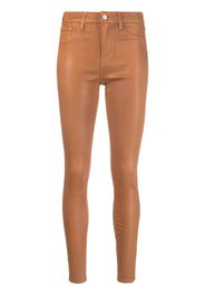 L'Agence Pantaloni slim Marguerite - Marrone