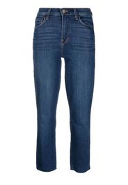 L'Agence high-rise straight-leg jeans - Blu