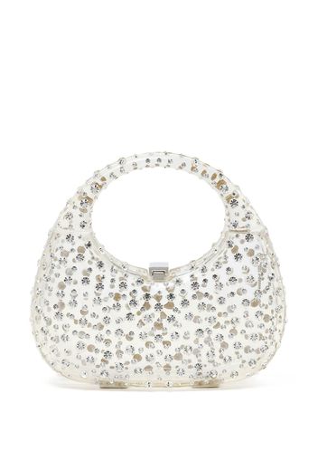 L'Alingi crystal-embellished mini bag - Bianco