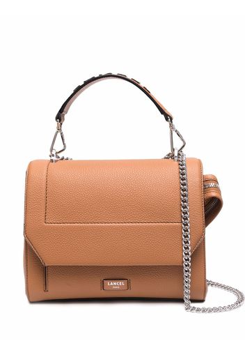 Lancel top-handle leather tote bag - Marrone