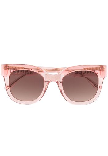 Lancel logo-print tinted sunglasses - Rosa