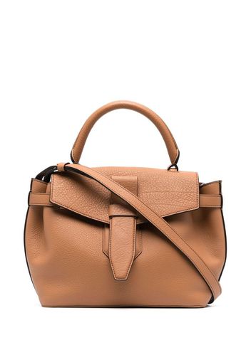 Lancel Charlie leather tote bag - Marrone