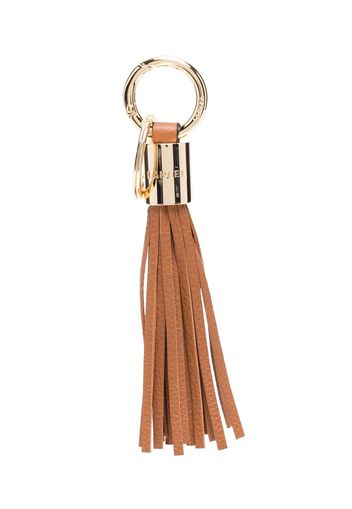 Lancel Premier Flirt tassel keyring - Marrone