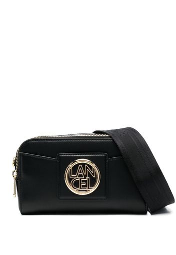 Lancel Borsa a spalla con placca logo - Nero