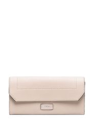 Lancel slim flap wallet - Toni neutri