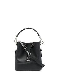 Lancel mini leather bucket bag - Nero