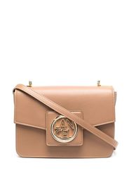 Lancel logo-plaque shoulder bag - Toni neutri