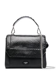 Lancel medium Ninon De Lancel flap bag - Nero