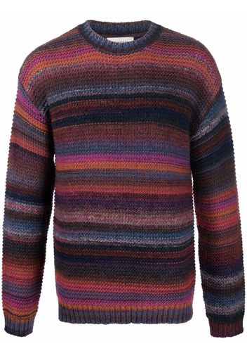 Laneus striped knit jumper - Viola