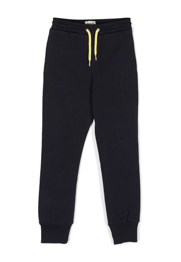 Lanvin Enfant logo-embroidered track pants - Blu