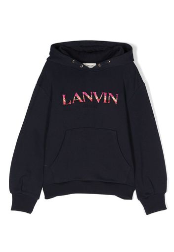 Lanvin Enfant Felpa con cappuccio - Blu