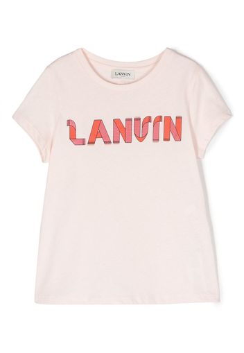 Lanvin Enfant T-shirt con stampa - Rosa