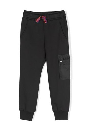 Lanvin Enfant zip-pocket drawstring trousers - Nero