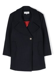 Lanvin Enfant Cappotto con applicazione - Blu