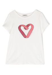 Lanvin Enfant T-shirt con stampa grafica - Bianco