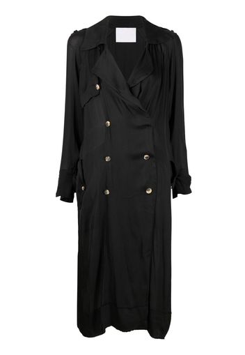 Lanvin Pre-Owned Trench doppiopetto 2008 - Nero