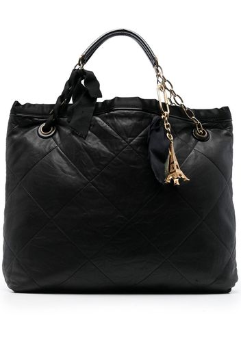 Lanvin Pre-Owned Borsa tote trapuntata anni 2010 - Nero