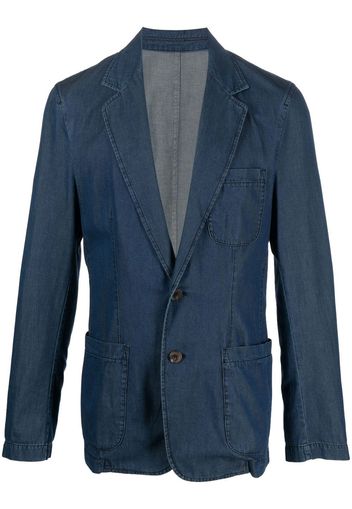 Lanvin Pre-Owned Blazer con revers a lancia anni 2010 - Blu