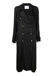 Lanvin Pre-Owned Trench doppiopetto 2008 - Nero