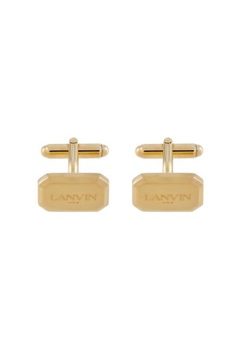 engraved logo cufflinks