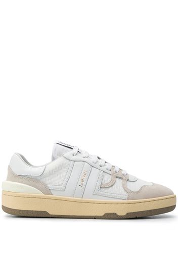 Clay leather low-top sneakers