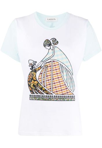 Mother and Child patchwork T-shirt