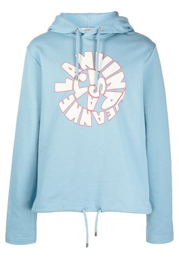 logo-print hoodie