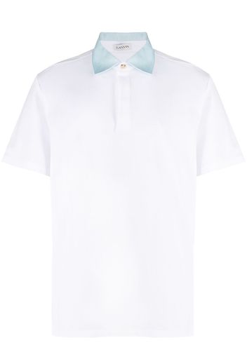 LANVIN Polo con ricamo - Bianco