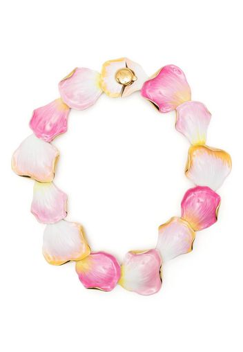 LANVIN petal-embellished necklace - Rosa