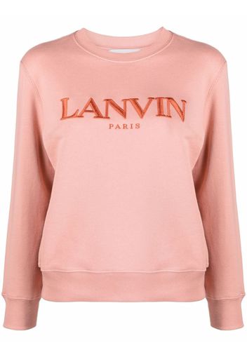 LANVIN Felpa con ricamo - Rosa